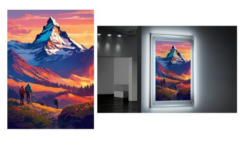 LED WALL 3 Wall Art Led Poster
